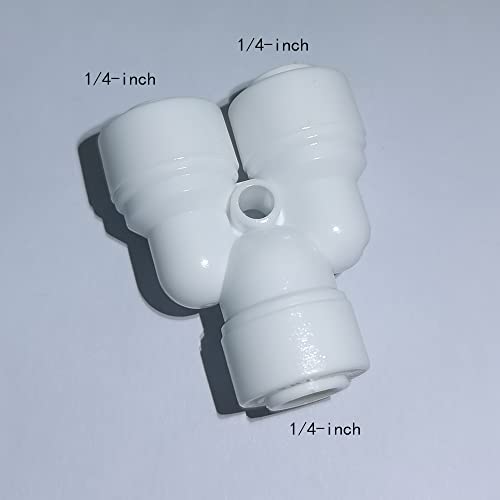 Yzm 10 Pcs 1/4" Quick Connect Push In To Connect Water Purifiers Tube Fittings For Ro Water Reverse Osmosis System+10 Meters（32 Feet） Tubing Hose Pipe #TOP6