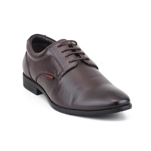 Red Chief Low Ankle Formal Derby Shoes for Men | Brown UK07