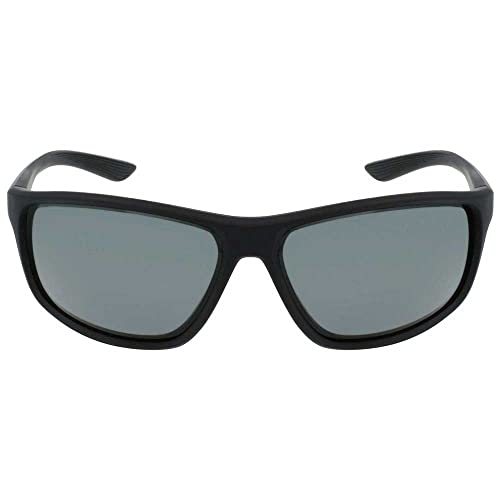 Nike Adrenaline P Polarized Rectangular Sunglasses, Matte Black/White, OneSize3