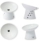Necoichi Extra Wide Raised Cat Food Bowl (Cat, Extra Wide Tilted)