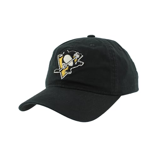 Pittsburgh Penguins NHL Officially Licensed Adjustable Hat Scholarship Icon Black