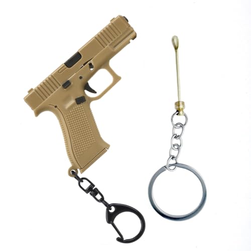 Image of G45 Keychain Good Gift for Boyfriend or Husband 1:4 Mini Pistol Shape Keychain