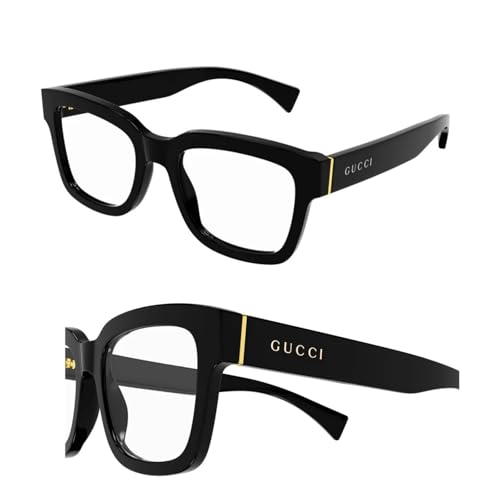 Gucci GG1138O Designer Fashion Eyeglasses Stylish Square Frame Eyewear with Luxury eSHADES Kit - Embrace Sophistication and Elegance