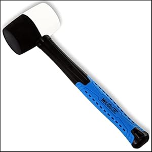 Weliqu WGH24 Gummihammer 940g Schwarz/Weiß