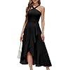 Bbonlinedress Halter Cocktail Women Dresses Prom Formal Wedding Guest Bridesmaid Ruffled Maxi Hi-Lo Evening Party 2026 Dress