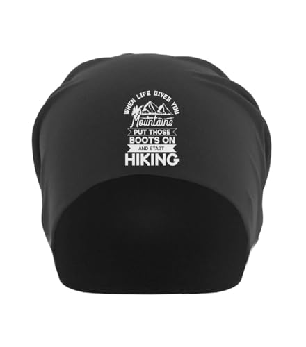 Bonnet randonnée montagne coton fin noir pour vivre pleinement vos aventures