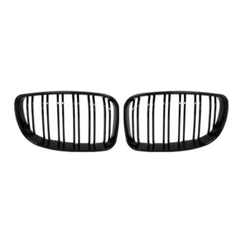 Calandre avant sport double lattes noir brillant pour BMW E81 E82 E87 E88