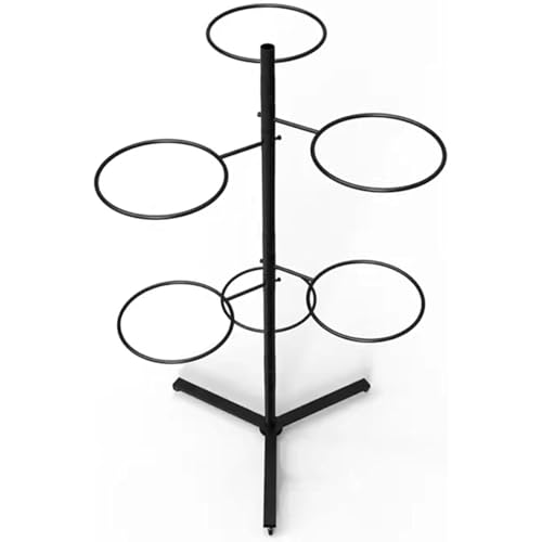 Soporte para pelotas de ejercicio de metal y torre de almacenamiento de balones