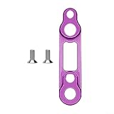 Post Mount Hydraulischer Scheibenbremssattel-Adapter für Rennräder verbessert die Hinterbremsen von 140 mm auf 160 mm Größe für bessere Modulation und Bremskraft (lila)