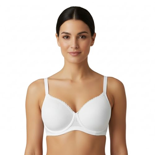 Selene Sujetador Copa C de Espalda Anatomica Violeta C - Color: Marfil Talla: 95