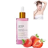 MINGJING Strawberry Vanilla After Shave Oil for Smooth Skin,Soft Serve After Shave Oil, with Hyaluronic Acid & Peptides to Soothe Razor Burn, Prevent Ingrown Hairs & Dryness