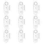 TECKNET Door Alarms for Kids Safety, Window Alarm Pool Alarms Door Alarm for Home Security, 2-in-1 Alarm & Chime, 3-Level Volume Control, Wireless Alarm for House Hotel Cars Sheds Caravans (9 Pack)