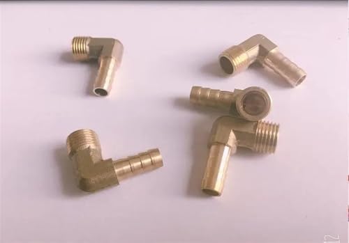 Connecteur PL10-01 pneumatique à vis mâle coudé en L pour tuyau d'air comprimé