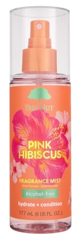 Tree Hut Pink Hibiscus Hair & Body Mist Hydrating & Alcohol-Free Body Spray Fragrance with Hibiscus Poppy & Rasberry Notes Alcohol-Free Formula 6 Fl Oz.