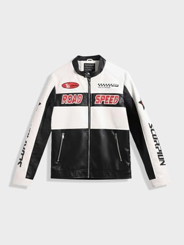 THE INDIAN GARAGE CO Men's Slim Fit White Jacket Optic White - Image 5