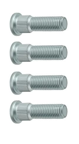 4pcs Rear Wheel Hub Brake Drum Lug Bolts Stud M12*1.25 Thread Replacement for Yamaha G1 G2 G5 G11 & (G8 G9 Gas Models) & 07-14 G29 Golf Cart