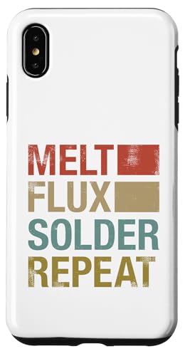 Melt Flux Solder �v�����g��� �G���N�g���j�N�X �͂񂾕t�� �n�� �X�}�z�P�[�X iPhone XS Max �p