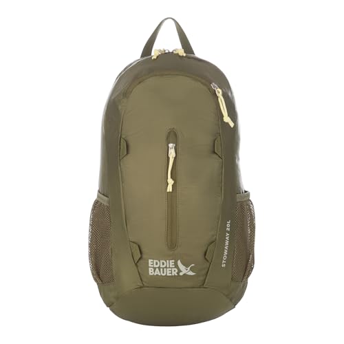 Image of Eddie Bauer Stowaway Packable Backpack | Travel | Outdoor | Lightweight | Foldable | Durable | Ripstop Polyester | 20L - Irish Green