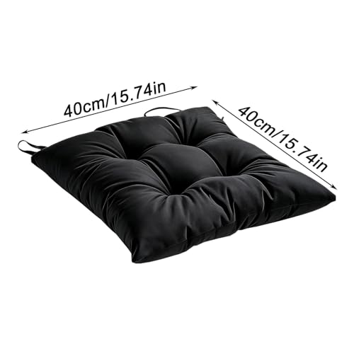 Cojines acolchados de asiento para sillas de patio balcón y césped 7