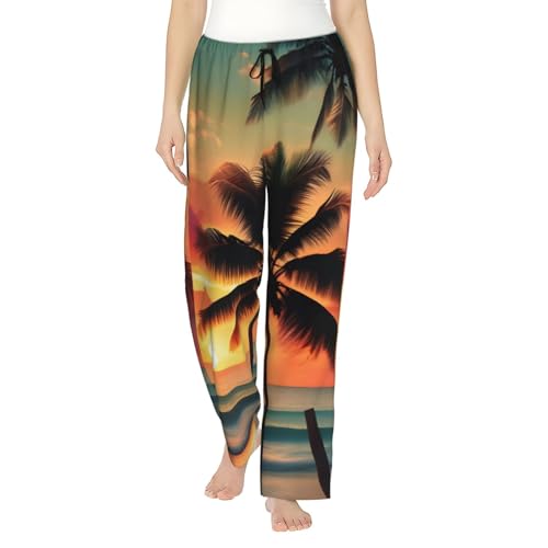 Pantalon de pyjama avec poches en textile doux et ample