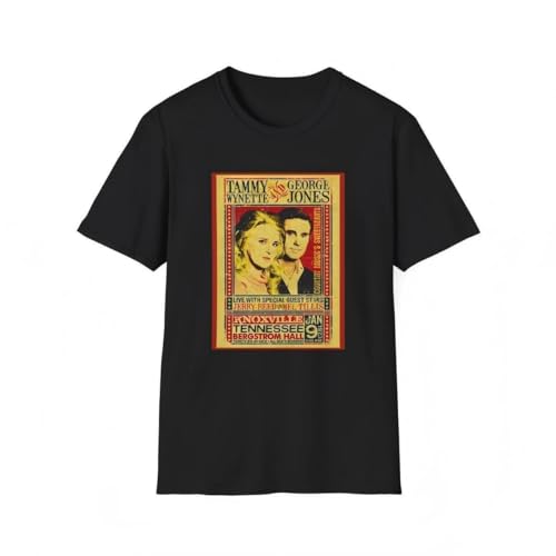 Photo de TT44TRTFxdr George Jones Tammy Wynette Unisex Softstyle T-Shirt