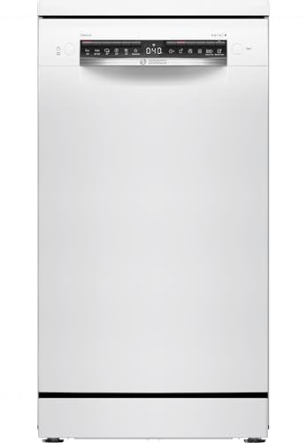 Bosch SPS4EMW61E, Série 4, Lave-vaisselle 45cm, Pose-libre, Blanc