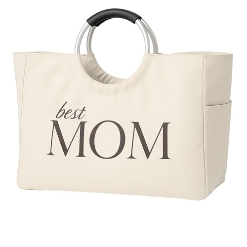 Juwele Geschenk für Mama – Shopper Tasche Damen als Geschenke für Mama – Einkaufstasche ideal als Mama Geburtstagsgeschenk – Tragetasche - Strandtasche