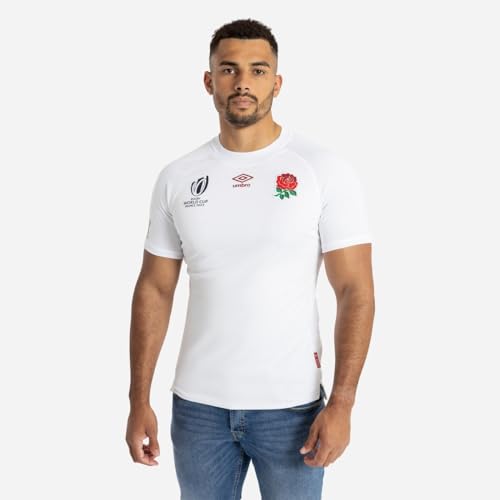 Umbro Maillot de Rugby à Domicile pour Homme Angleterre RWC2023