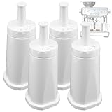 4 PCS Replacement Water Filter for Breville Espresso Machine Barista Touch Bes880, BES881, Barista Pro BES878, Oracle Touch BES990, Oracle BES980, Dual Boiler BES920 Bambino ClaroSwiss Sage