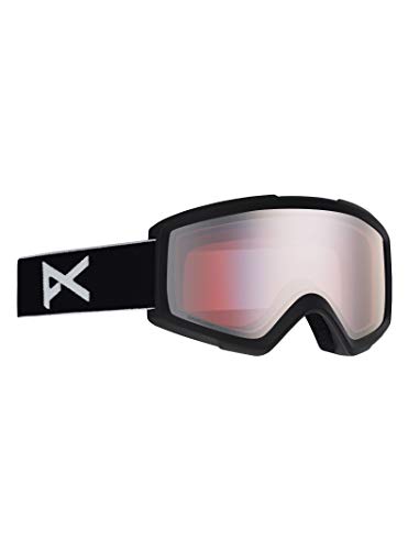Anon Herren Helix 2 with Spare Snowboardbrille, Black/Sonar Silver