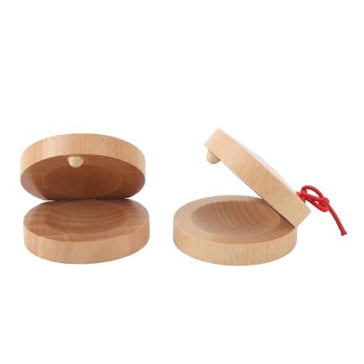 Castanholas De Madeira, Brinquedo Para Crianças E Adultos, Placa De Som De Ritmo Portátil, Instrumentos Musicais De Percussão Educacional, 2 Peças