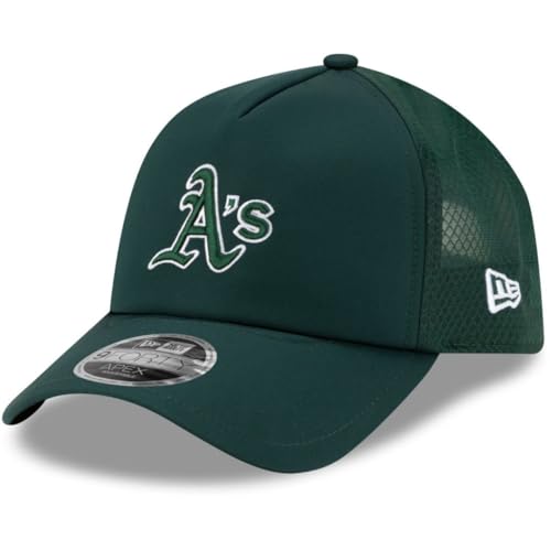Casquette de baseball 9Forty New Era Oakland Athletics, visière courbe coloris vert sapin