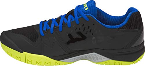 ASICS Gel-Challenger 12 Men's Tennis Shoe, Black/Silver, 10.5 D US