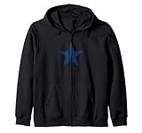 Étoile bleu marine sur le devant pour hommes, femmes et enfants. Déguisement étoile de couleur bleu marine uni pour filles et garçons.