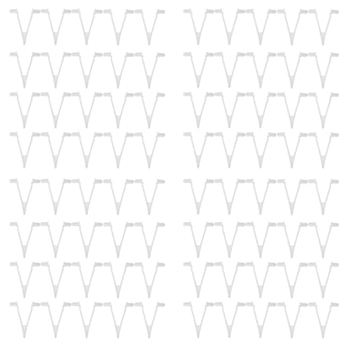 Eieenotee 80 St¨¹ck Pool Zubeh?r V-Clip Schmetterling Teleskop Stangen Befestigungs Clip f¨¹r Pool Vakuum Netz B¨¹rsten Stange