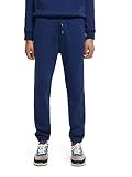 Scotch & Soda Unisex Sweatpants In Organic Cotton Hose, Marine 1149, M