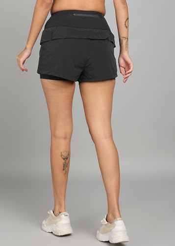 Image of Kobo Women Seamless Solid Tight Fit Running Cycling Gym Shorts (Imported)