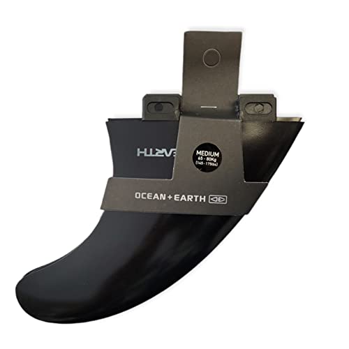 Ocean & Earth Juego de aletas de propulsor para tabla de surf, tamaño mediano, compatible con FCS-I