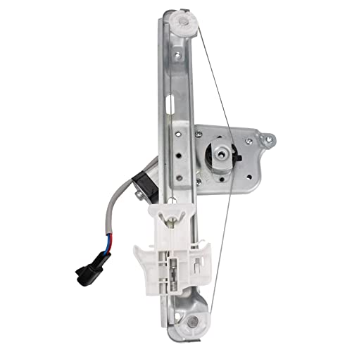 Image of TRQ Rear Right Power Window Regulator & Motor Assembly Passenger Side Compatible with 2005-2008 Chevrolet Malibu