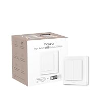 Aqara – Aqara Lichtschalter H2 EU (2-in-1 Neutral, 4 Tasten 2 Kanäle
