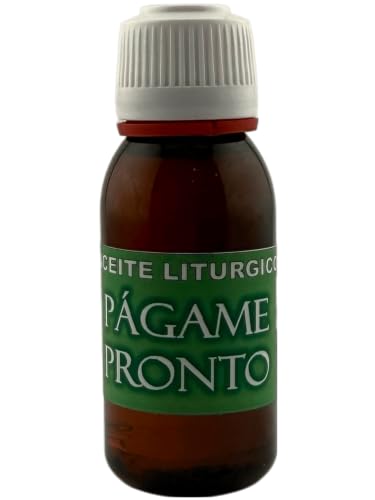HOSTENATURA Aceite Litúrgico Págame Pronto 30ml | Aceite Esotérico para Cobros, Prosperidad y Desbloqueo Económico | Uso Ritual para Velas, Amuletos y Baños