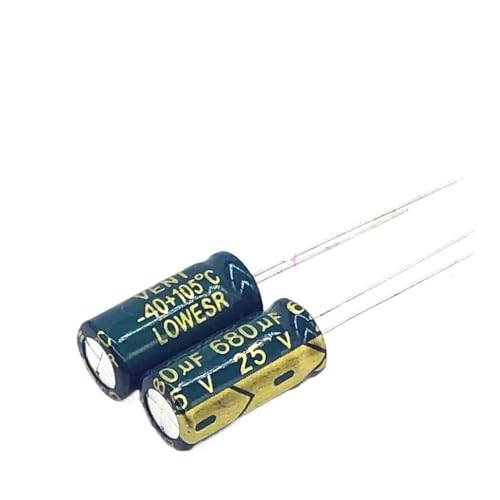 Condensateur 680uF 25V Q01 condensateurs aluminium faible impédance 8x16mm
