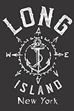 long island ny souvenir sailing new york beach art: daily planner notepad to do schedule, medium 6x9 inches, 100 pages, printed cover