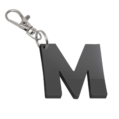 [KIPROSTAR] �A���t�@�x�b�g �L�[�z���_�[ [�u���b�N ��][M] ����45mm ��5mm �A�N���� �L�[�z���_�[ �L�[�����O �`���[�� �啶�� ������� �C�j�V���� ���킢�� �p�� �v���[���g �J�h�J�N�f�U�C��