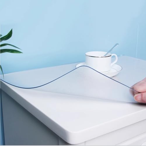 Nappe de table transparente mate 2.0mm pour protéger l'extérieur