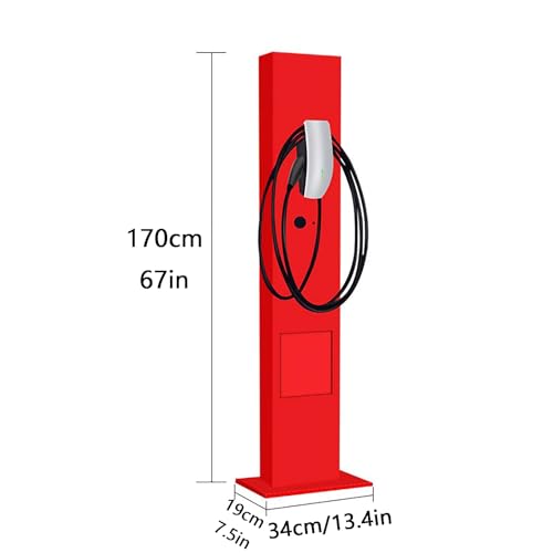 Support de borne pour véhicule électrique verrouillable contre le vol extérieur - 2
