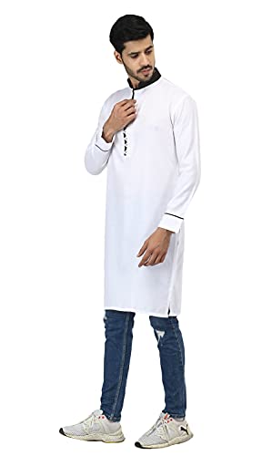 Image of Leriya Fashion Men's Slub Cotton pathan Suit Kurta