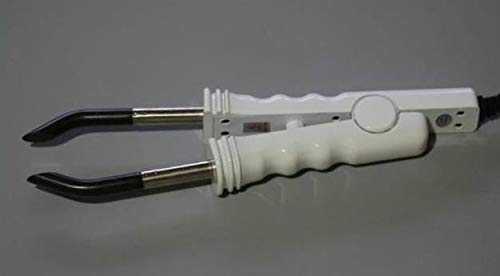 Miniatura 2 de "JR618-White" - Herramienta de termostato de extensión de cabello de fusión PTC sin rastro, alicates de calefacción, conector de hierro térmico,