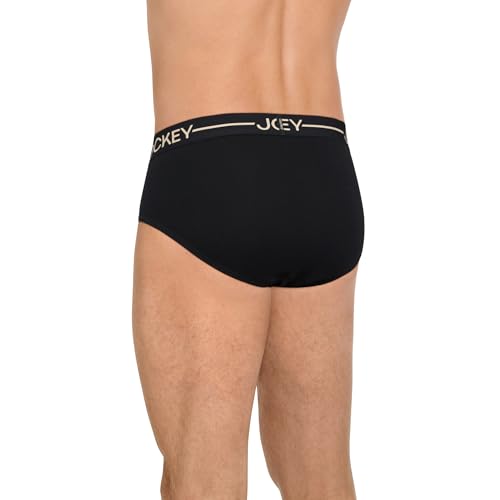 Jockey Men's Underwear Organic Cotton Stretch Brief - 3 Pack3