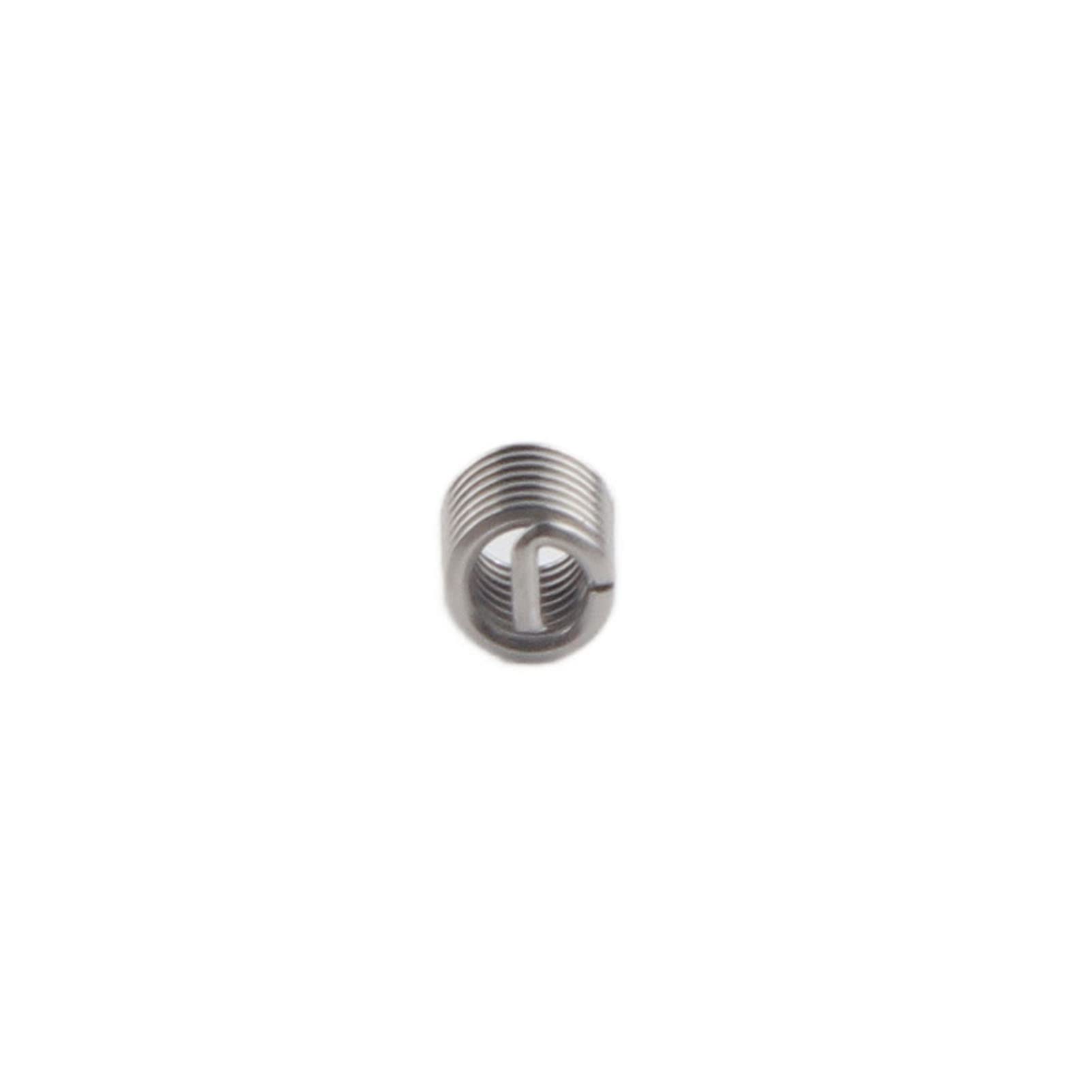 100Pcs Wire Thread Insert Helicoil Thread Repair, M2 Helicoil Thread Repair Insert Assortment Stainless Steel SS304 Thread Insert Coiled Wire Insert Helical Insert(M20.42D) 4